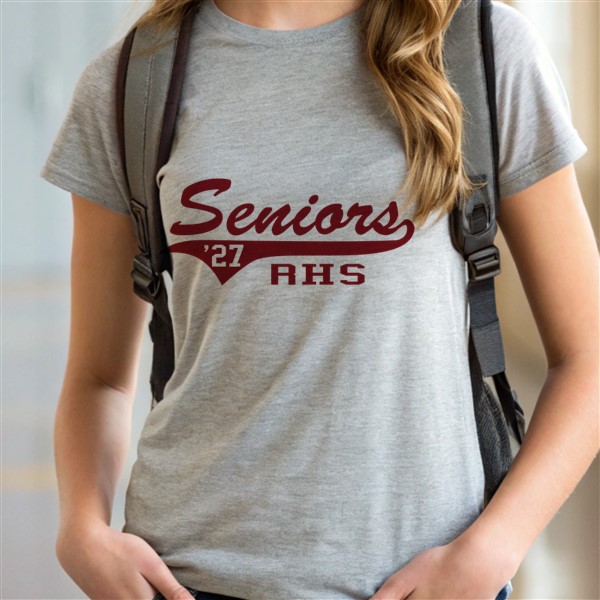 Senior Class of 2027 Shirt Designs | In the Mix with 2027 - Retro Tail Design