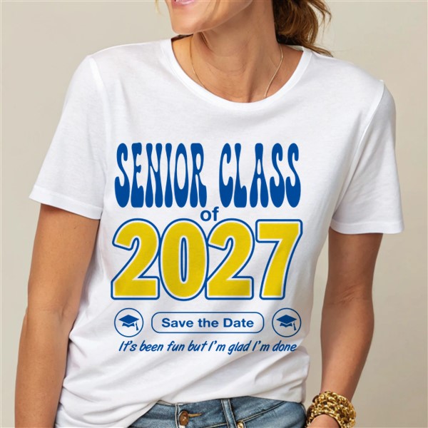 Senior Class of 2027 Shirt Designs | In the Mix with 2027 - Save the Date Seniors Design