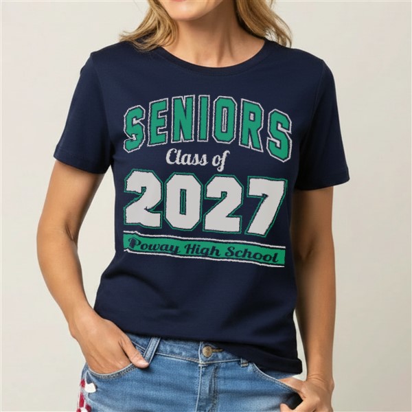 Senior Class of 2027 Shirt Designs | In the Mix with 2027 - Standard Collegiate Design