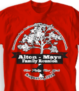 Mohonk Mountain Reunion T Shirt - Reunion Tree Banner desn-706r5