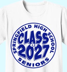 Senior Class of 2027 Shirt Designs | In the Mix with 2027 - New Class Emblem 2 Design
