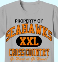 Customize Your Cross Country T-Shirts - New Vintage Design