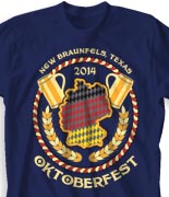 Oktoberfest T Shirt  - Official Brewfest desn-834o1