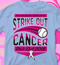 Pink Out Shirt Designs - Team Pitch - cool-586t2