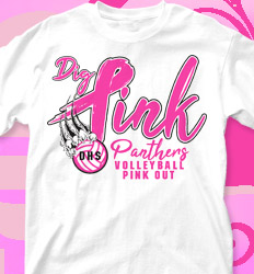 Pink Out shirt designs - Dig Pink - cool-711d1