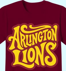 School Spirit Shirts | 104 NEW Design Ideas by IZA Design - Retro Swirl Logo Design