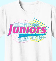 Custom Junior Class Shirts | Juniors 2027 - Saved By Juniors Design