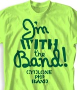 School Band Shirts - Message clas-770m8