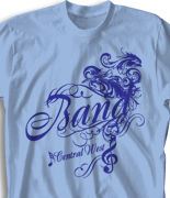School Band Shirts - Prescript clas-888q1