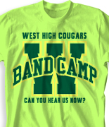 School Band Shirts - Varsity Arch desn-352v2