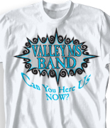 School Band Shirts - Shockwave clas-187s4