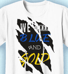 School T Shirt - Bleed Tear - logo-322b1