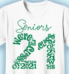 Senior Class T Shirt Design - Loopy Year - clas-826n7