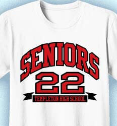 Senior Class T Shirt Design - Athletic Department - desn-342d9
