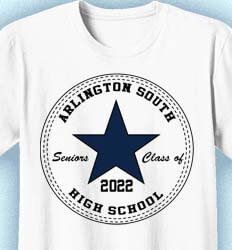 Senior Class T Shirt Design - All Star Original - cool-363a3