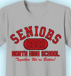Senior Class T Shirt Design - Athletic - clas-480t2