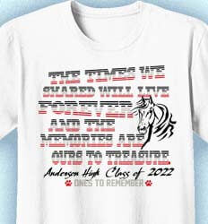 Senior Class T Shirt Design - Beach Walk Slogan - clas-954n9
