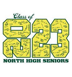 Senior Class Signature Template - Stack Up Year - desn-601u7