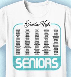 Senior Class T Shirt Design - Class Label Names - idea-35c6