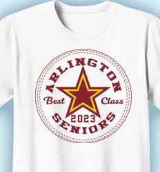Senior Class T Shirt Design - All Star Original - cool-363a5