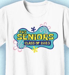 Senior Class T Shirt Design - Spongey Class - idea-490s2