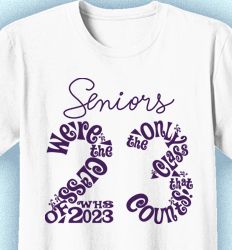 Senior Class T Shirt Design - Loopy Year - clas-826o2