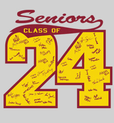 Senior Class Signature Template - Block Year - clas-449x8