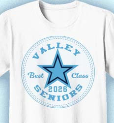 Senior Class T Shirt Design - All Star Original - cool-363a9