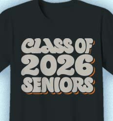 Senior Class T Shirt Design - Retro Royale - idea-783r1