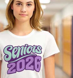 Senior Class T Shirt Design - Scriptly Year- idea-790s1