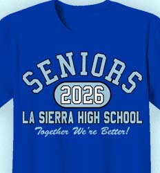 Senior Class T Shirt Design - Athletic - clas-480w4
