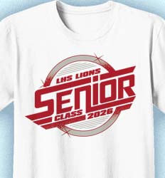 Senior Class T Shirt Design - Slick Look - idea-549s5