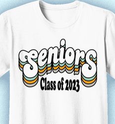 Senior Class T Shirt Design - Retro Quality 2 - idea-255t2