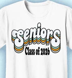 Senior Class T Shirt Design - Retro Quality 2 - idea-255t7