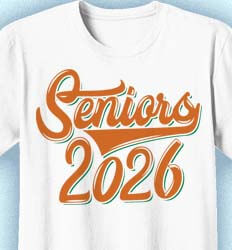 Senior Class T Shirt Design - Senior Script - idea-663s3