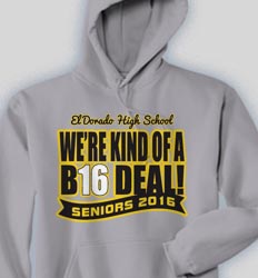 Senior Hooded Sweatshirt - B16 Deal cool-119b1