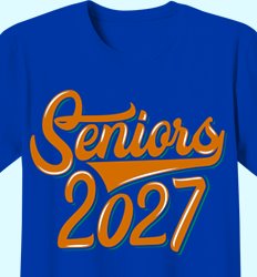 Senior Class of 2027 Shirt Designs | In the Mix with 2027 - Senior Script Design