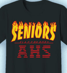 Senior Class T Shirt Design - Senior Skater Logo - idea-262s6