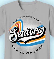 Senior Class T Shirt Design - Senior Retro Glide - idea-454s1