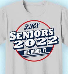 Senior Class T Shirt Design - Awesome Retro - idea-417a3