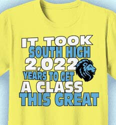 Senior Class T Shirt Design - Beach Walk Slogan - clas-956n7