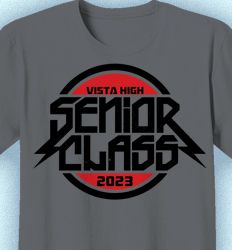 Senior Class T Shirt Design - Voltage Logo - idea-551v2