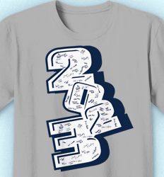Senior Class T Shirt Design - Stagger Year - idea-478s2