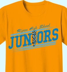 Custom Junior Class Shirts | Juniors 2027 - Senior Tilt Design