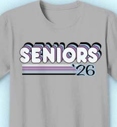 Senior Class T Shirt Design - Seniors Retro - idea-372s9
