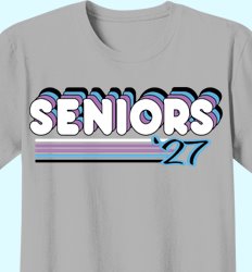 Senior Class of 2027 Shirt Designs | In the Mix with 2027 - Seniors Retro Design