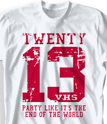 Senior Class T Shirt - Old Jersey clas-448s5