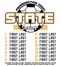 Soccer Shirt Ideas - State Ball Roster - idea-350s1