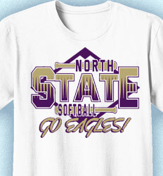 Softball Shirt Designs - State Fastpitch - cool-887s2