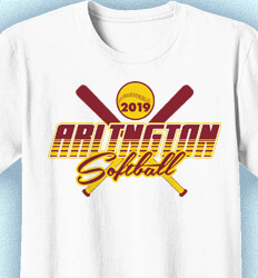 Softball Shirt Designs - Softball All Bats - cool-875s1